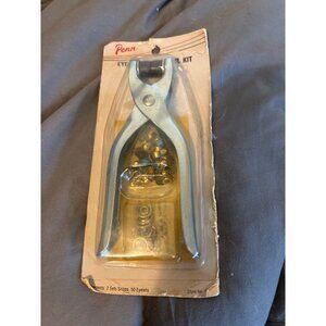 Vintage Penn Eyelet & Snap Tool Kit NEW